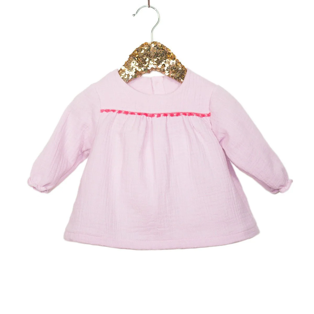 Oslo Blouse & Dress Sewing Pattern - Baby Girl 6M/4Y - Ikatee - Image 6
