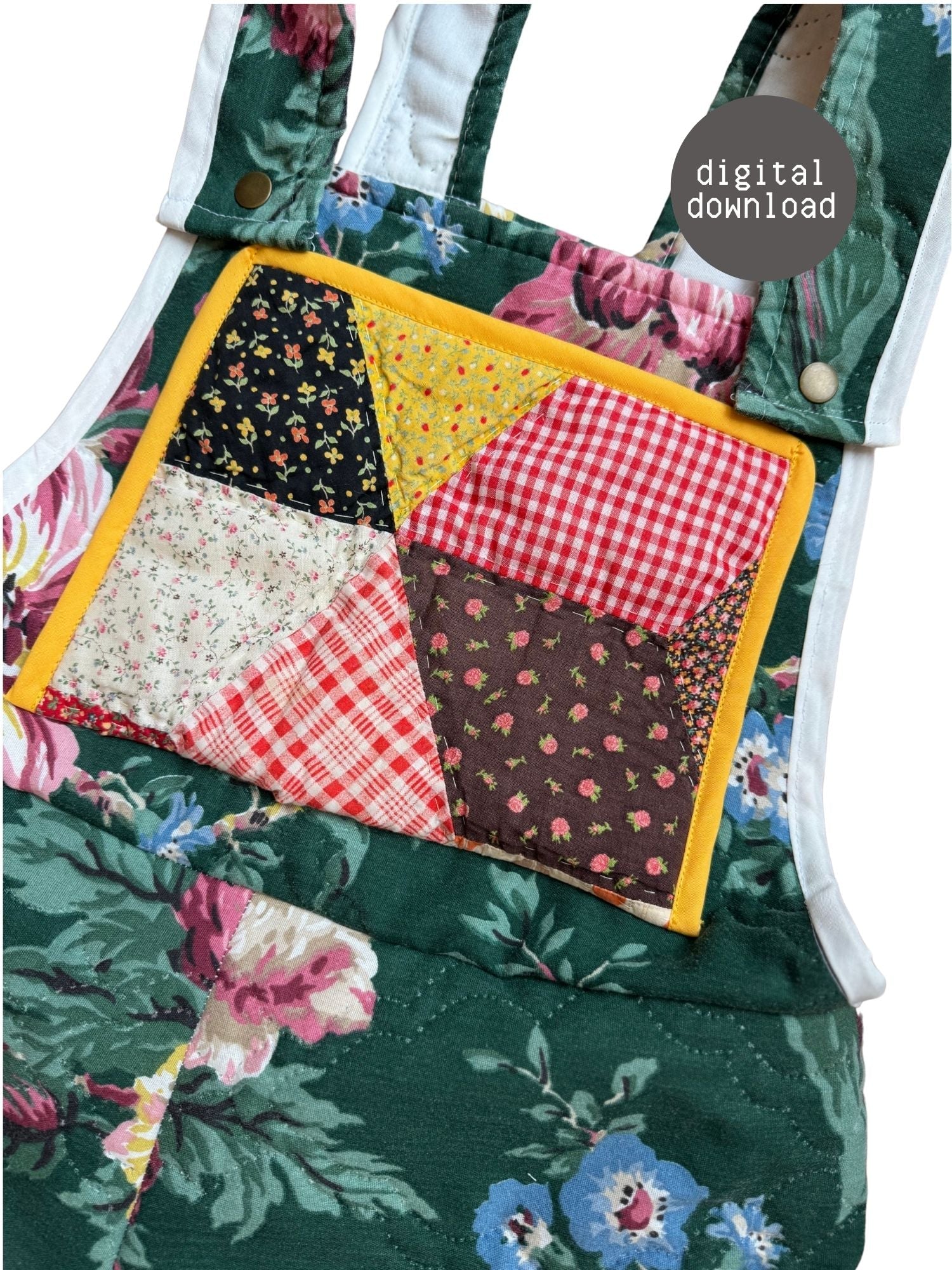 Overalls (Extension) - PDF Pattern - Hot Girl Quilting - Image 5