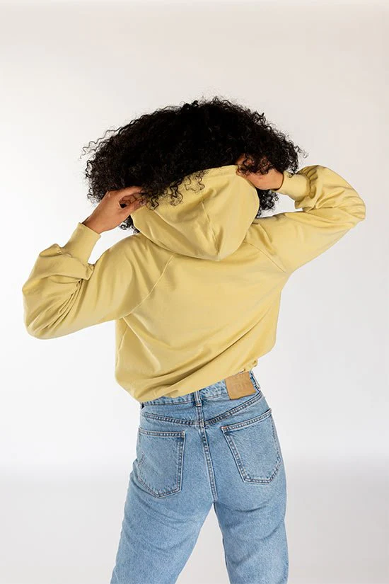 Page Cropped Hooded Sweatshirt Pattern - Chalk + Notch - Image 13