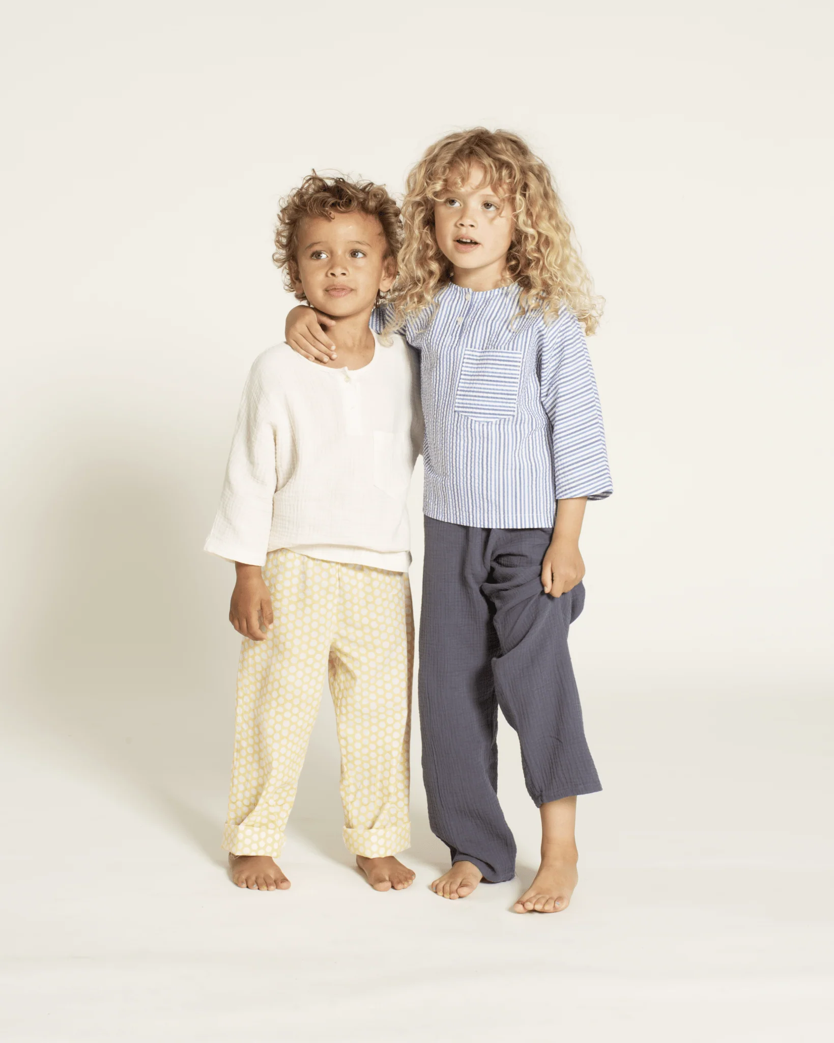 Pajama Pants Kids' Paper Pattern - Wardrobe by Me