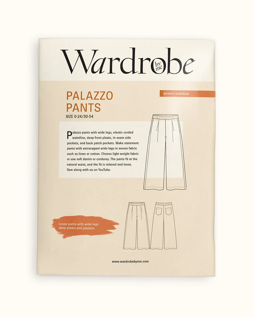 Palazzo Pants Paper Pattern - Wardrobe by Me - Image 2