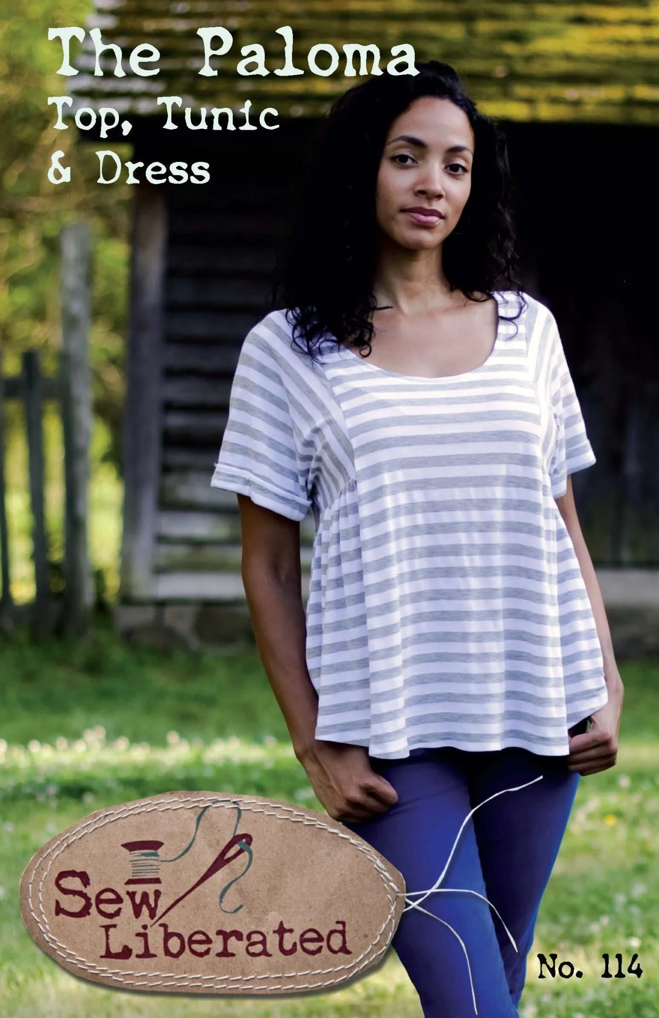 Paloma Top, Tunic & Dress Paper Pattern - Sew Liberated - Image 2