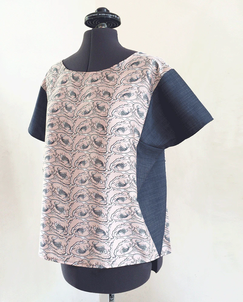 Panel Dress & Tee - Paper Sewing Pattern - Sew Different - Image 5