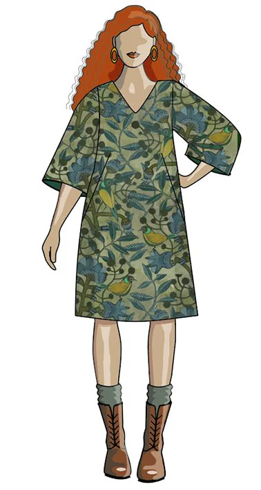 Paradise Dress - Paper Sewing Pattern - Sew Different - Image 4