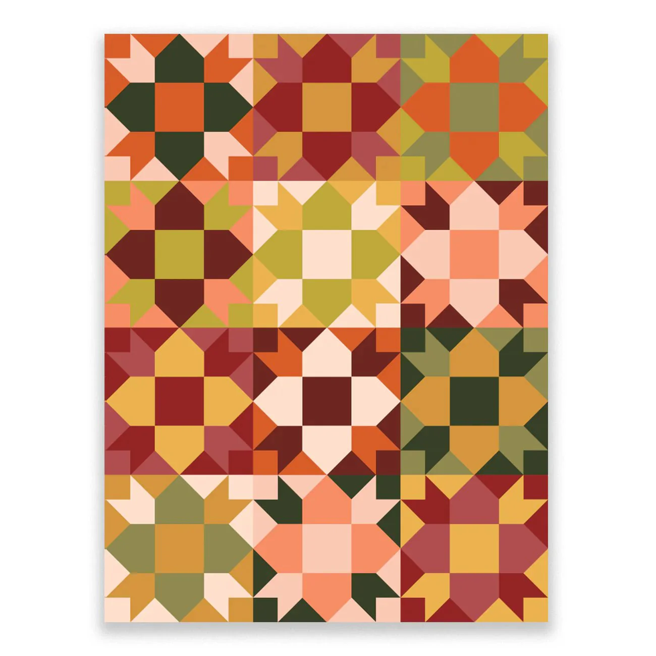 Peace Garden Paper Pattern - The Blanket Statement Quilt Co. - Image 3
