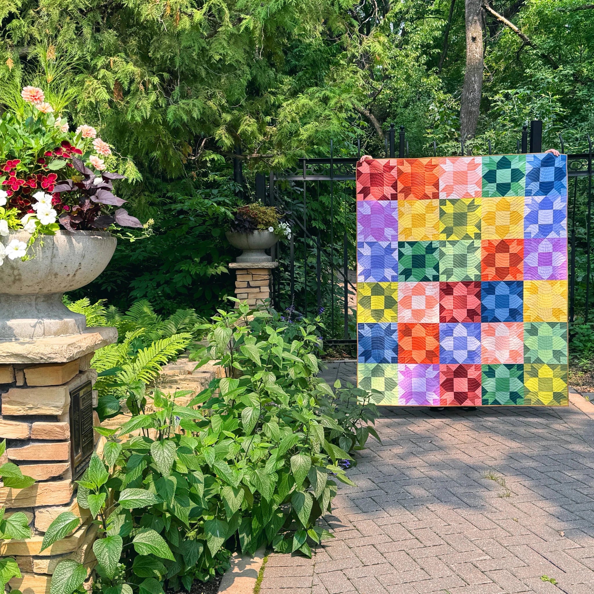 Peace Garden Paper Pattern - The Blanket Statement Quilt Co. - Image 5