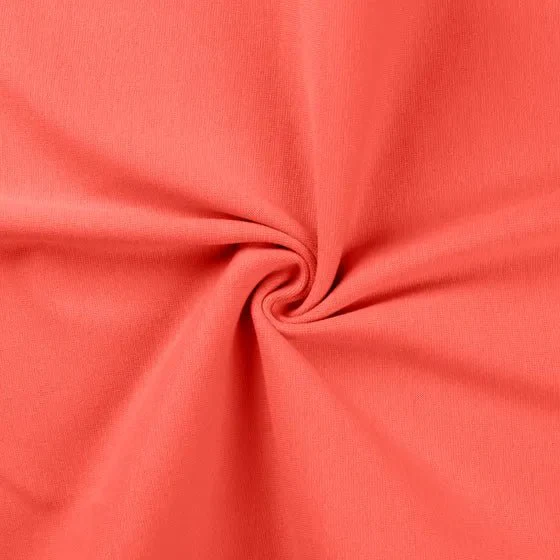 Peach - European Import - Oeko-Tex® - 1/1 Ribbed Cuff - Image 2