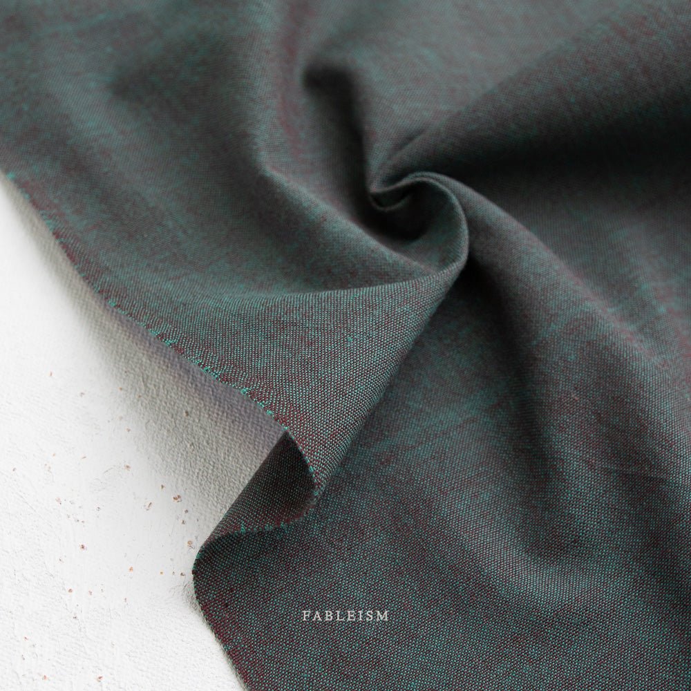 Peacock - Watercolor Wovens - Fableism Supply Co. - Image 3