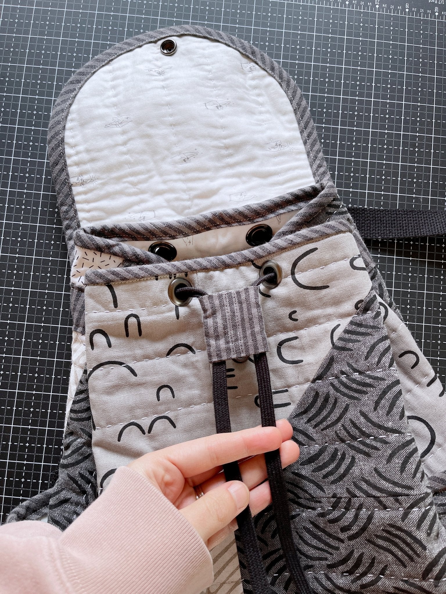 Pembina Backpack Paper Pattern - The Blanket Statement Quilt Co. - Image 4