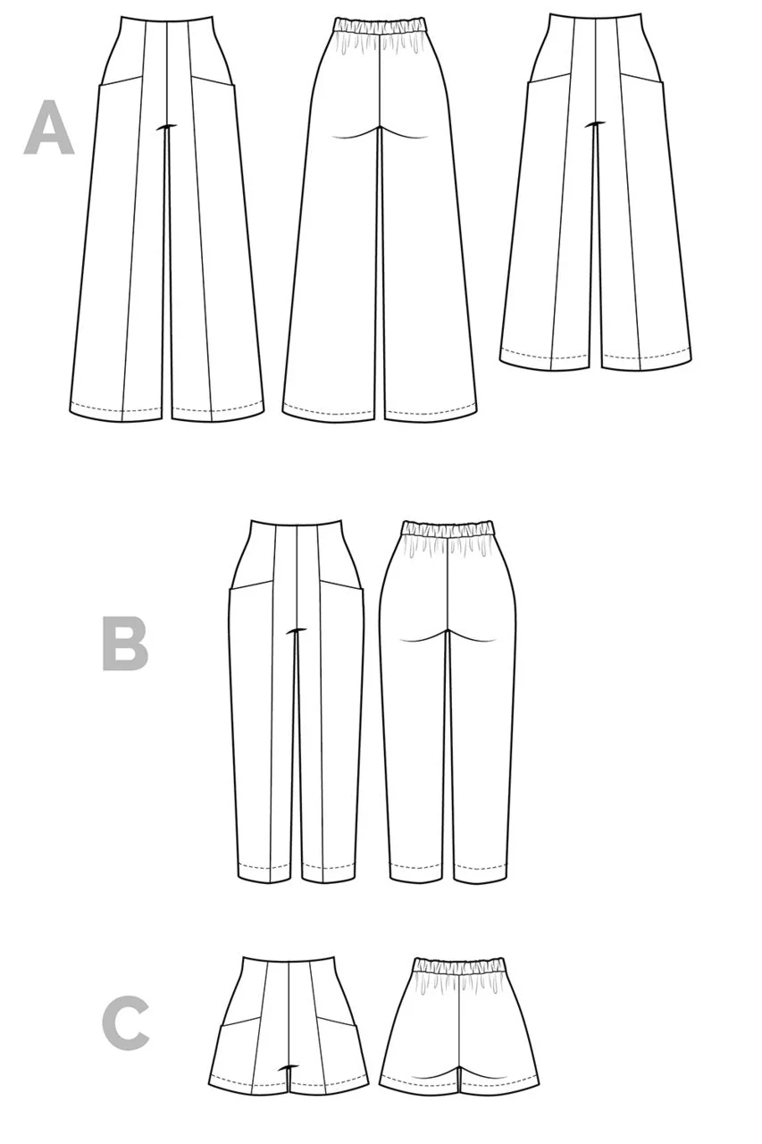 Pietra Pants & Shorts Pattern - Closet Core Patterns - Image 25