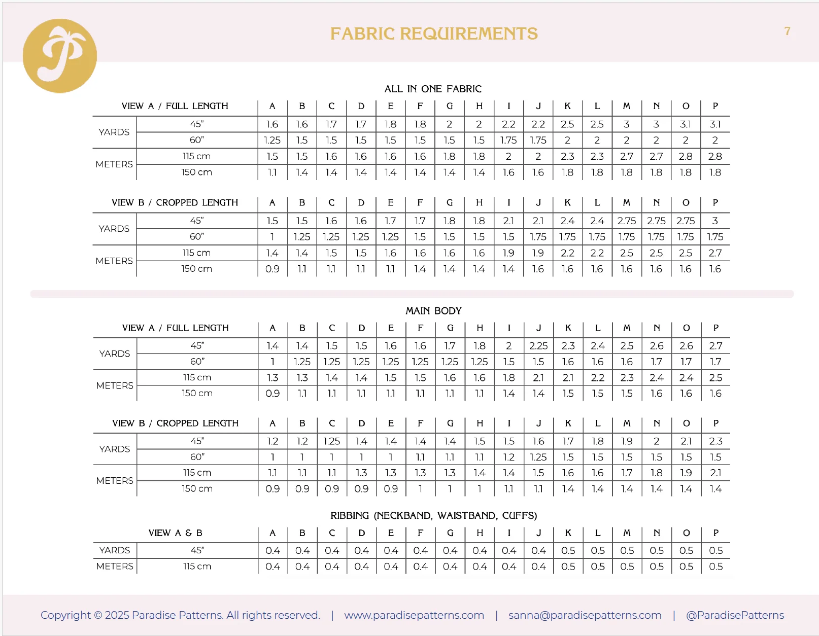 Pine Raglan PDF Pattern - Paradise Patterns - Image 16