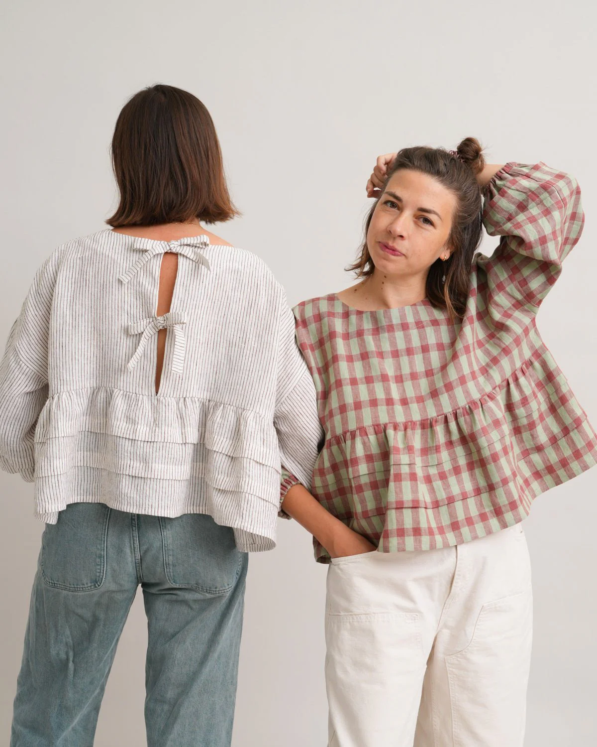 Pintuck Blouse PDF Pattern - Matchy Matchy Sewing Club