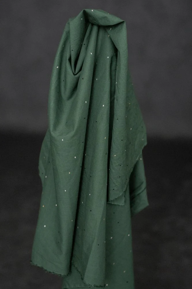 Pisces Spot Embroidered Indian Cotton - Merchant & Mills