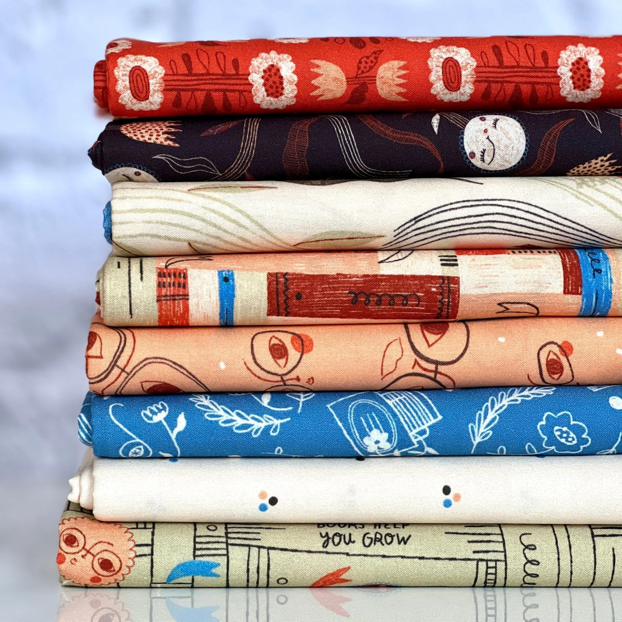 Plant Seeds - Book Club by Meenal Patel - Cloud 9 Fabrics - Poplin - Image 8