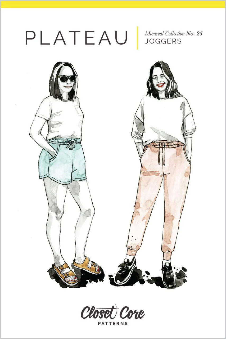 Plateau Joggers Pattern - Closet Core Patterns - Image 2