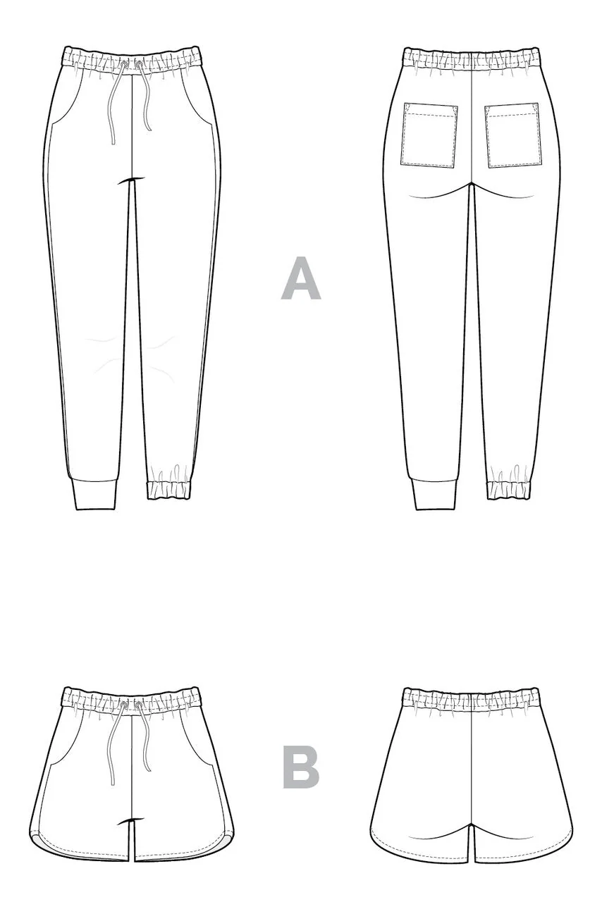 Plateau Joggers Pattern - Closet Core Patterns - Image 4