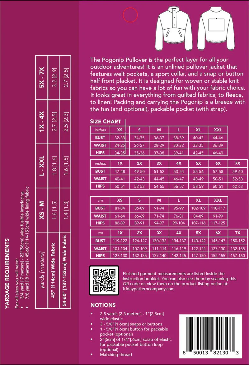 Pogonip Pullover Pattern - Friday Pattern Company - Image 10