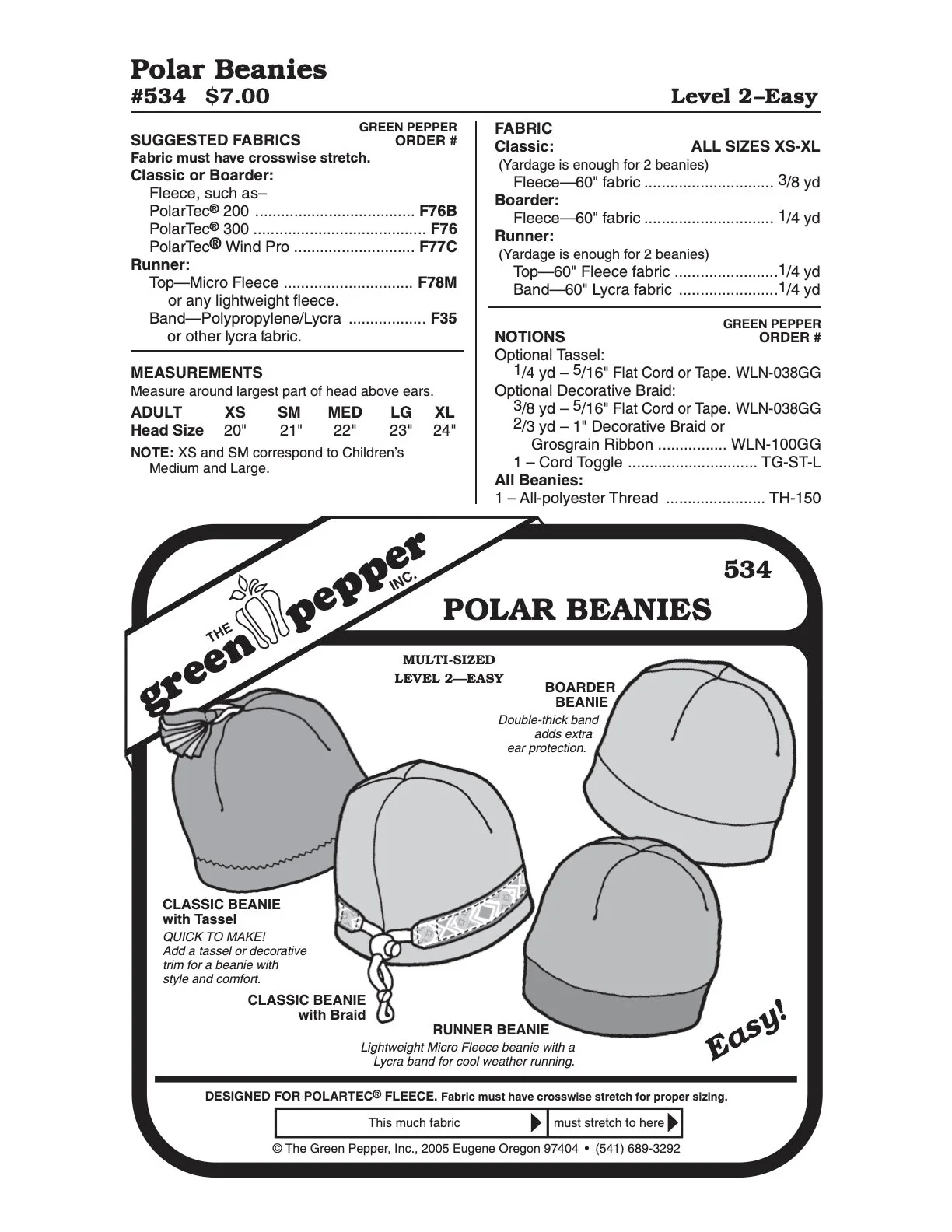 Polar Beanies Pattern - 534 - The Green Pepper Patterns - Image 2