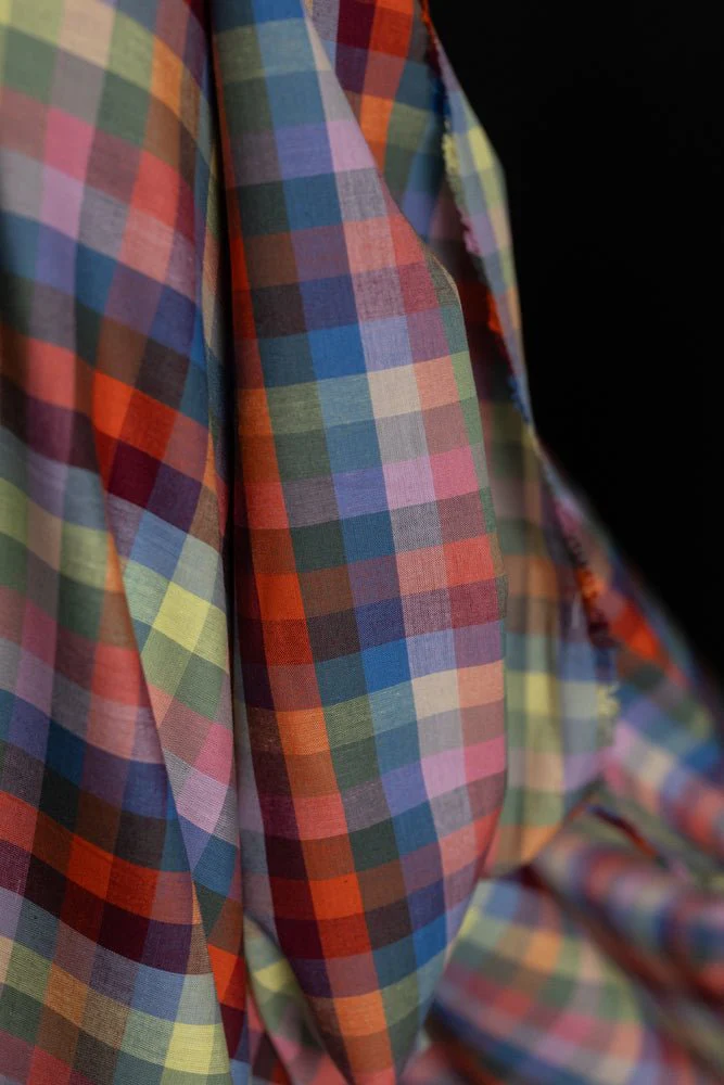 Pom Pom Check Indian Organic Cotton - Merchant & Mills - Image 2