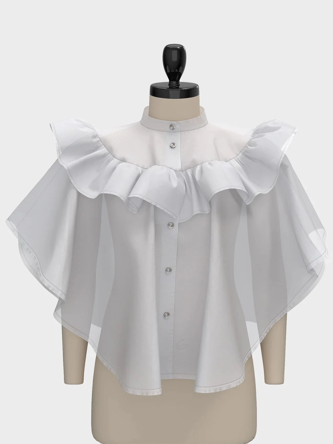 Poncho Shirt Pattern - The Assembly Line -XS3XL - Image 6