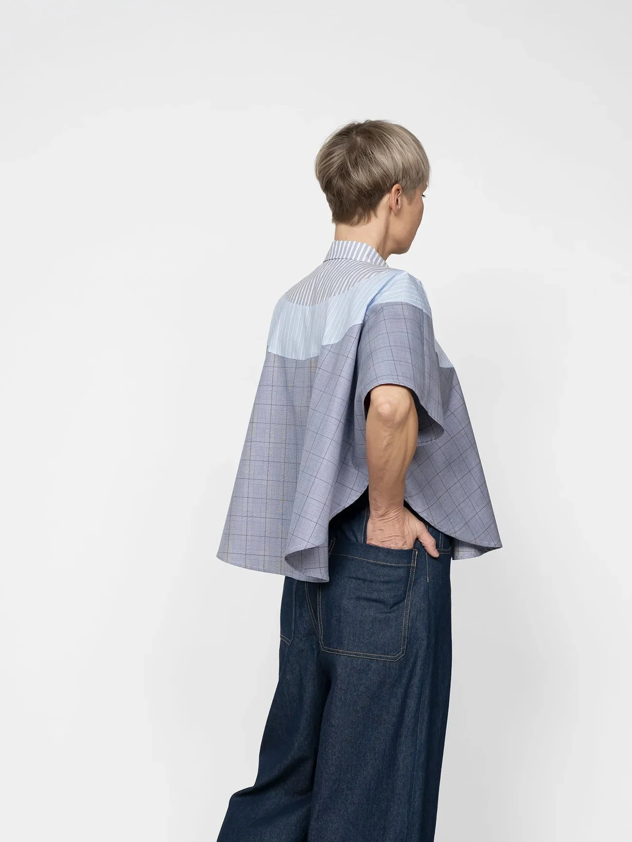 Poncho Shirt Pattern - The Assembly Line -XS3XL - Image 8