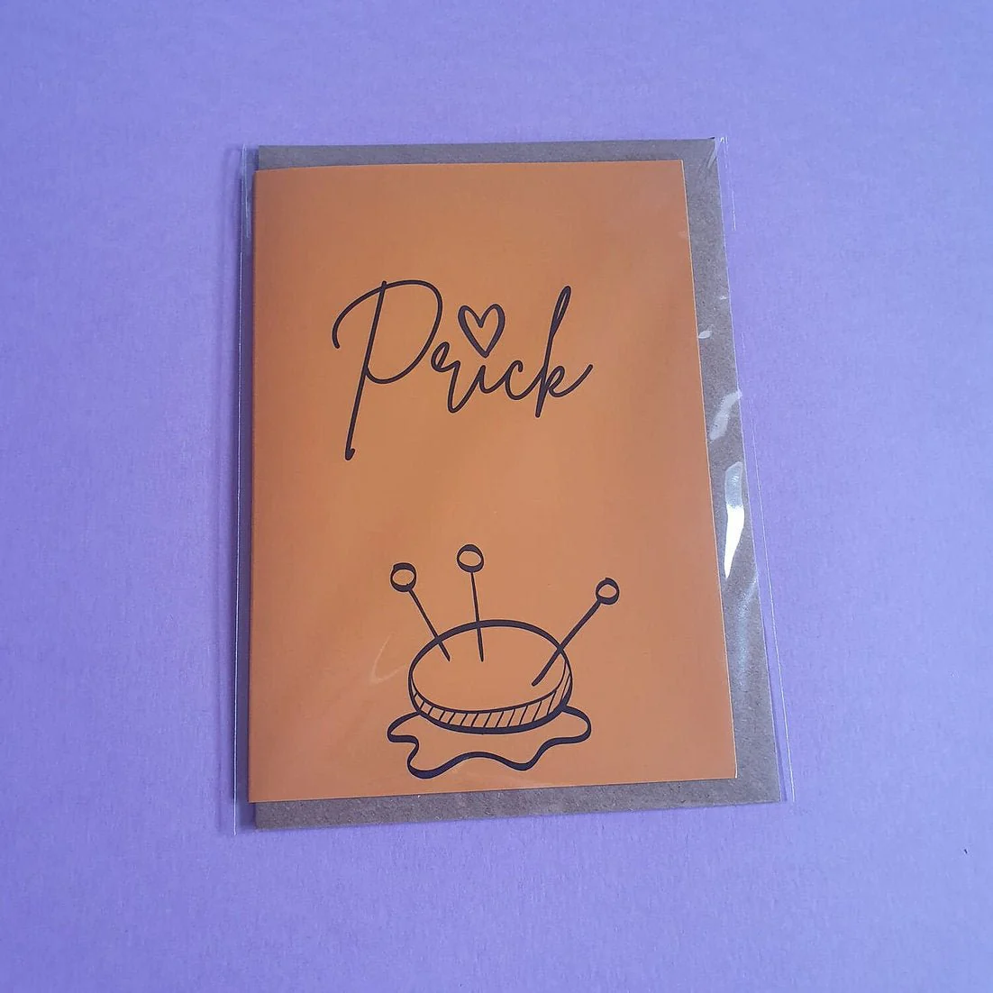 "PRICK" Sewing Themed Greeting Card - Sew Anonymous - Image 4