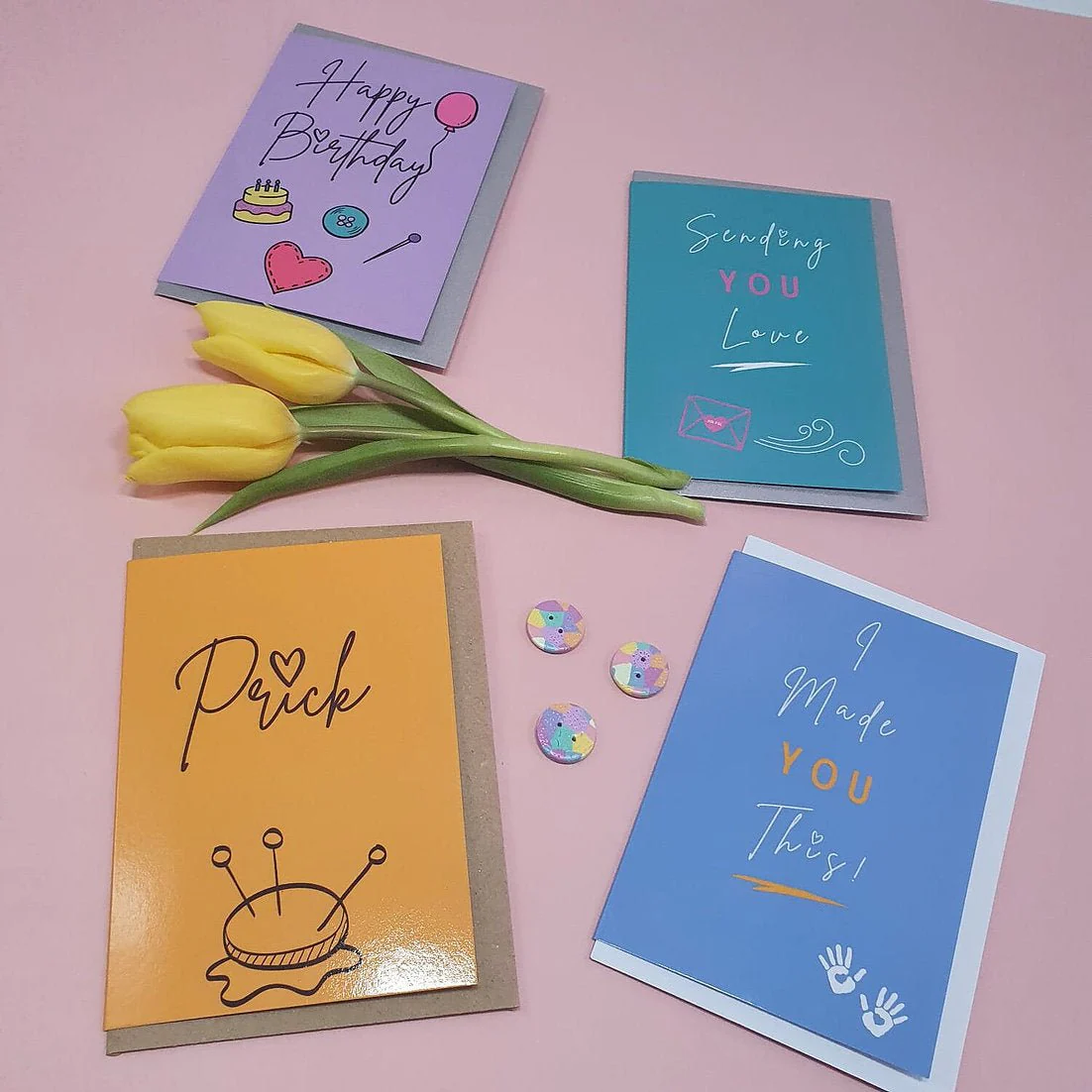 "PRICK" Sewing Themed Greeting Card - Sew Anonymous - Image 6