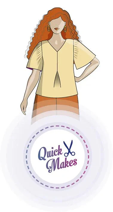 Quick Makes Frill Sleeve Top - Paper Sewing Pattern - Sew Different - Image 6