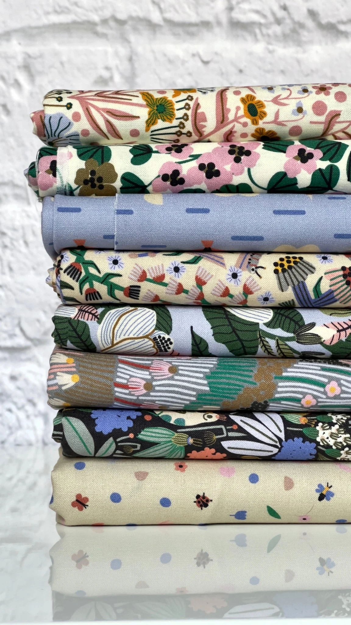 Rain Flock - Hidden Thicket - Leah Duncan - Cloud 9 Fabrics - Poplin - Image 3
