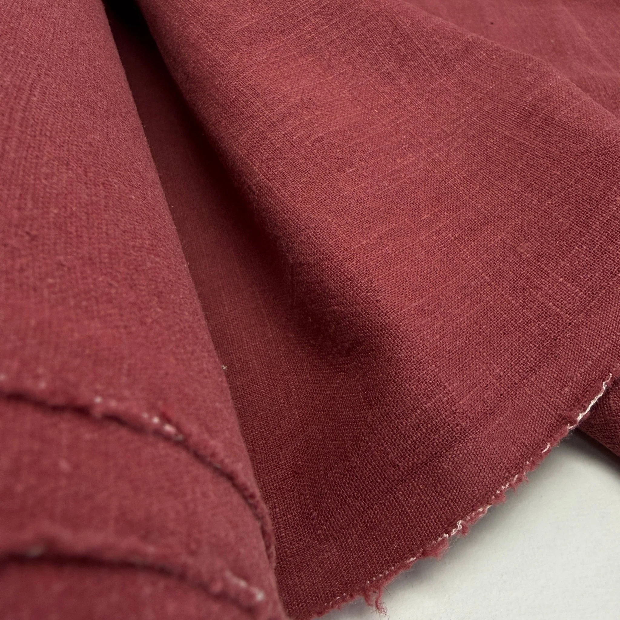 Ramie + Cotton Mix - Raspberry