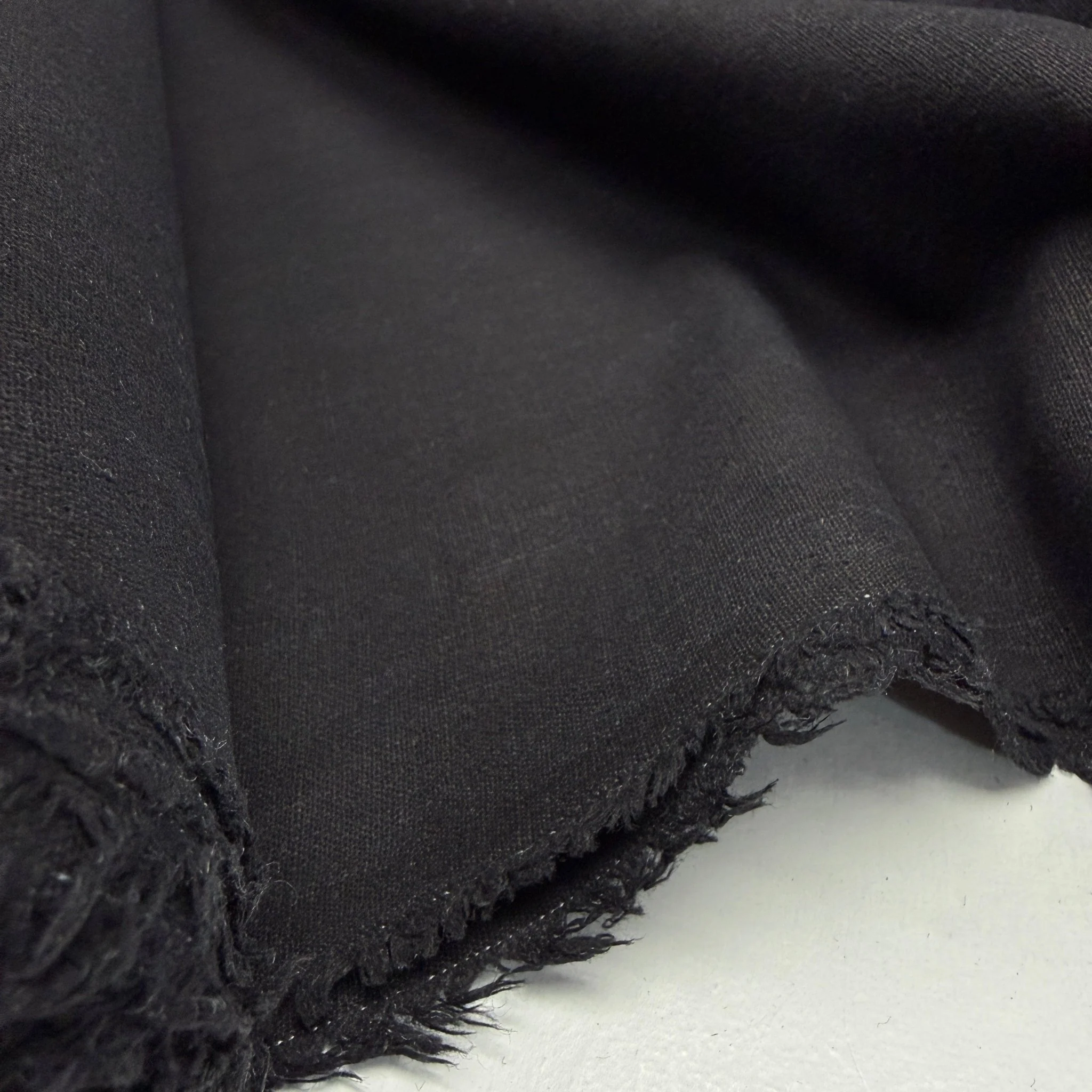 Ramie + Cotton Mix - So Black
