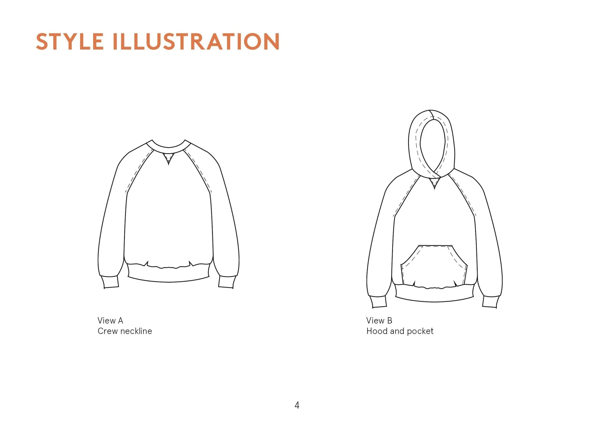 Rebel Hoodie Mens Paper Pattern - Wardrobe by Me - Image 8