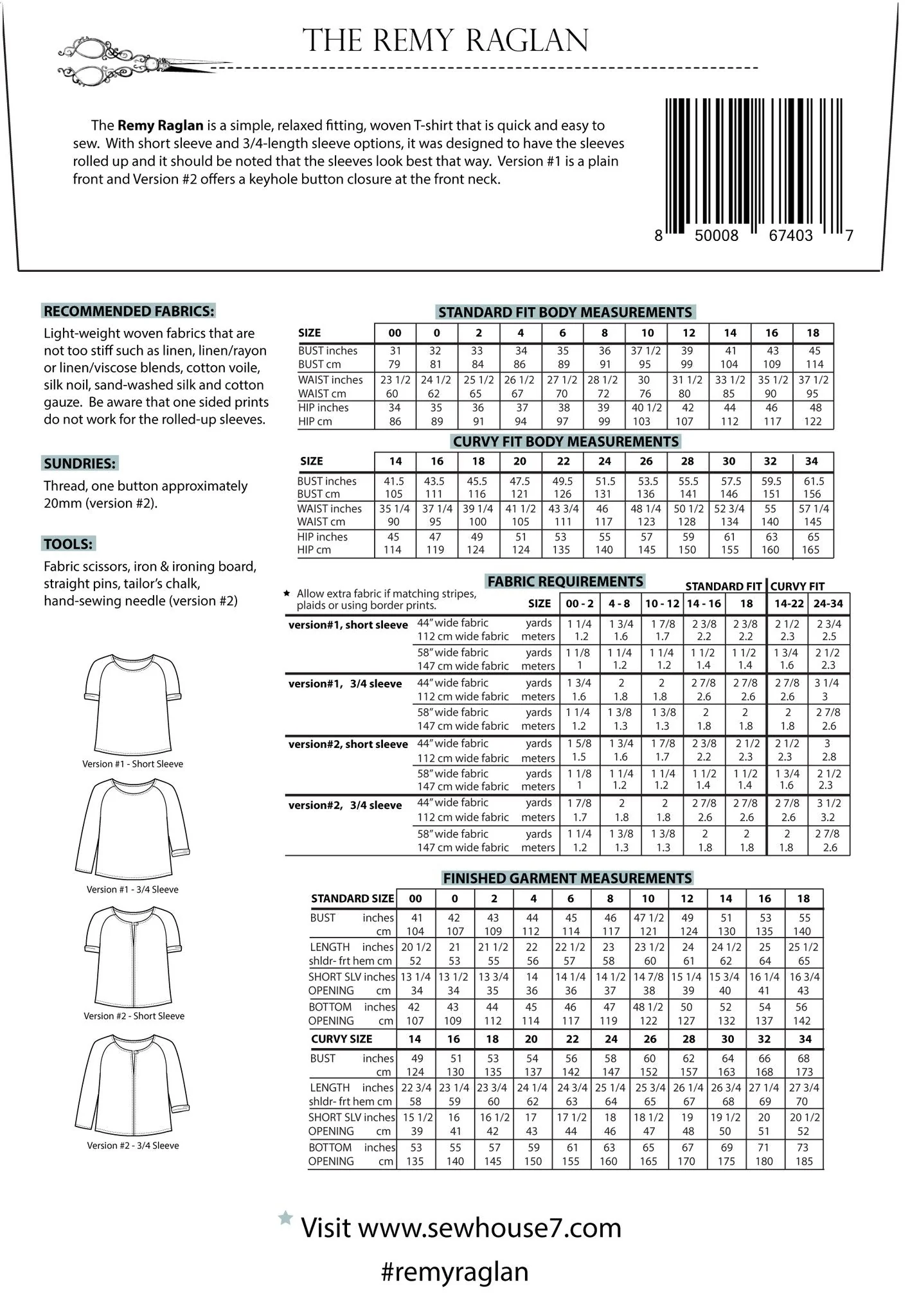 Remy Raglan Top Sewing Pattern - Sew House Seven - Image 14