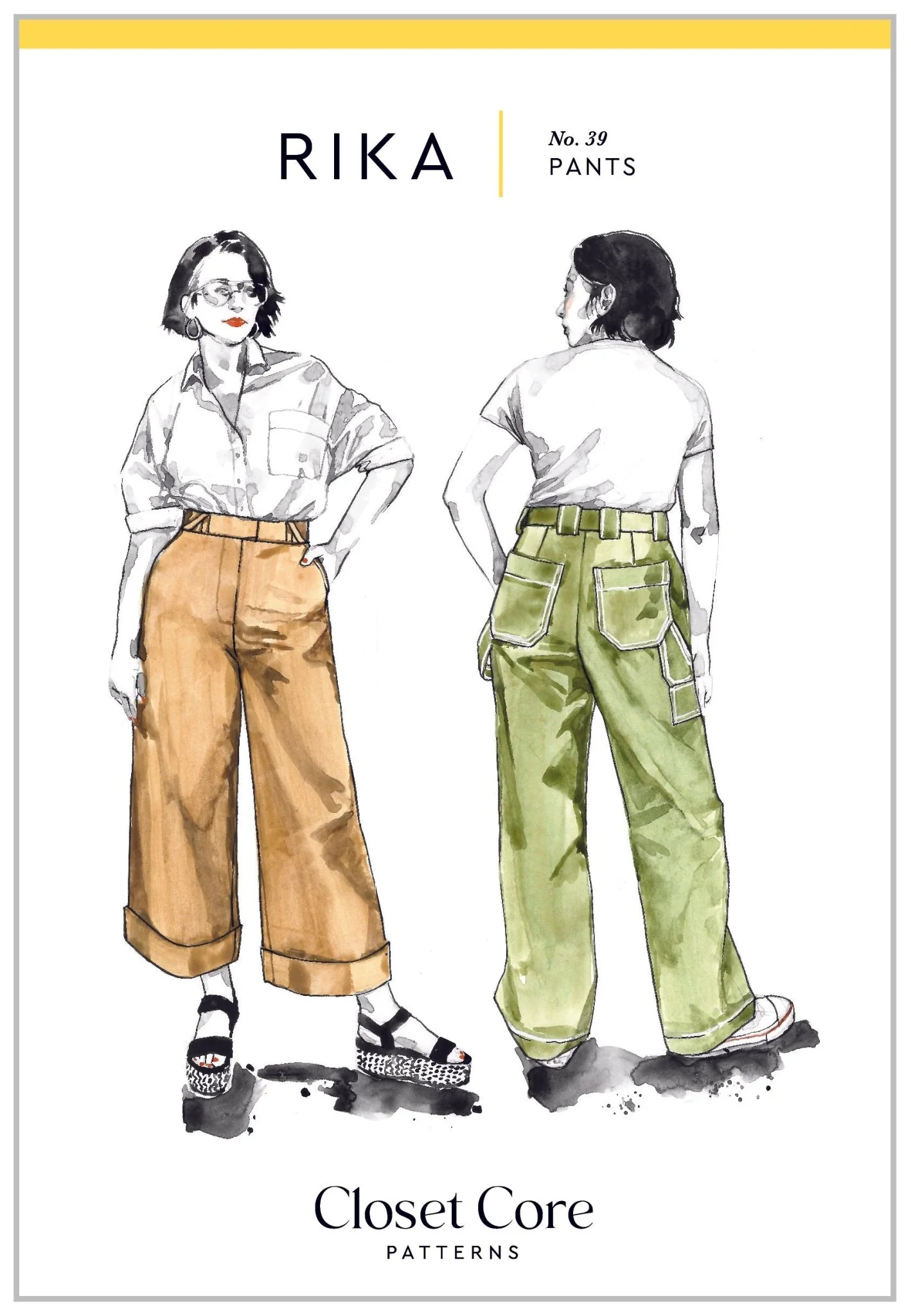 Rika Pants Paper Pattern - Closet Core Patterns - Image 3