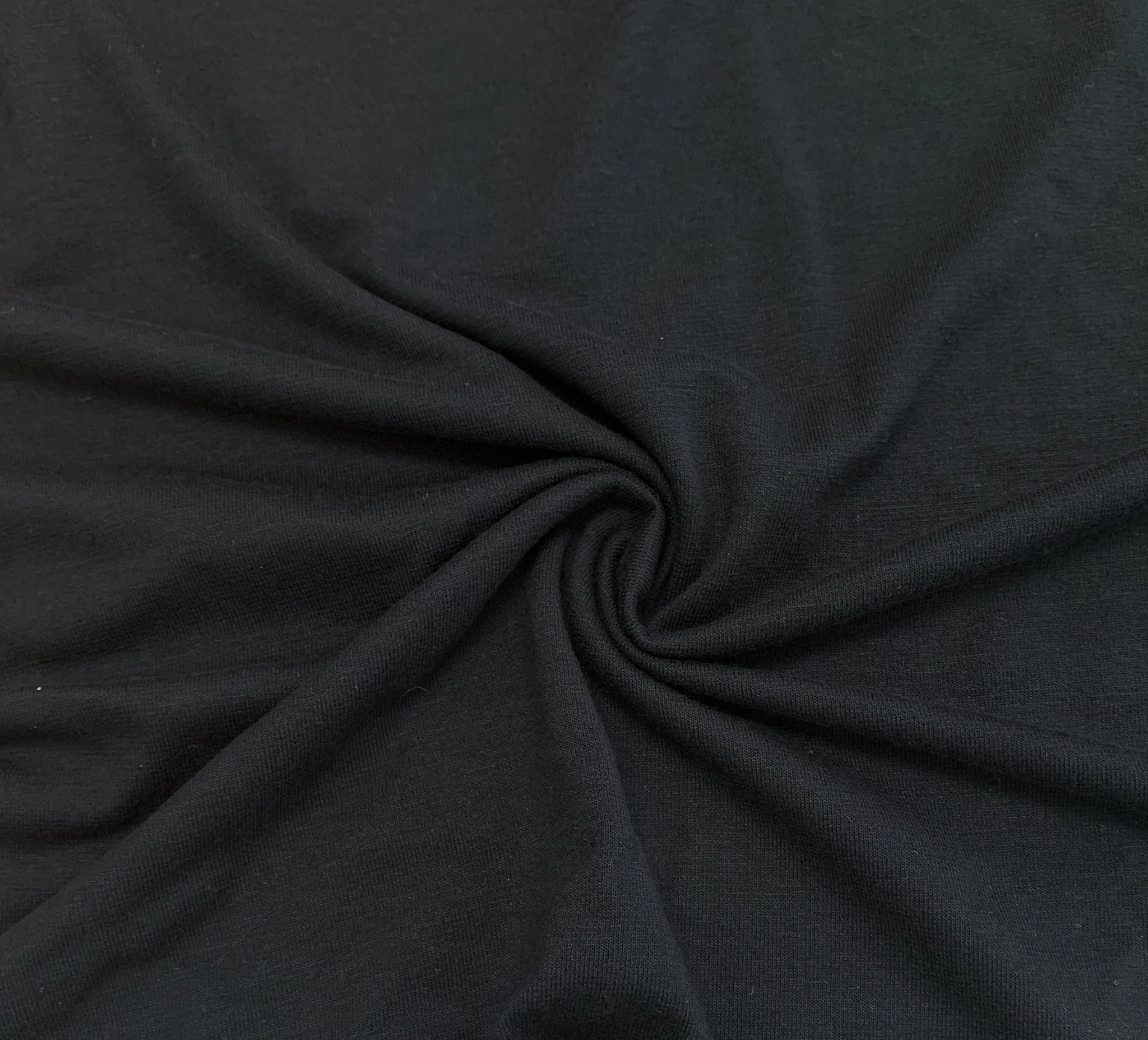 LENZING™ ECOVERO™ Viscose Spandex Jersey - Black