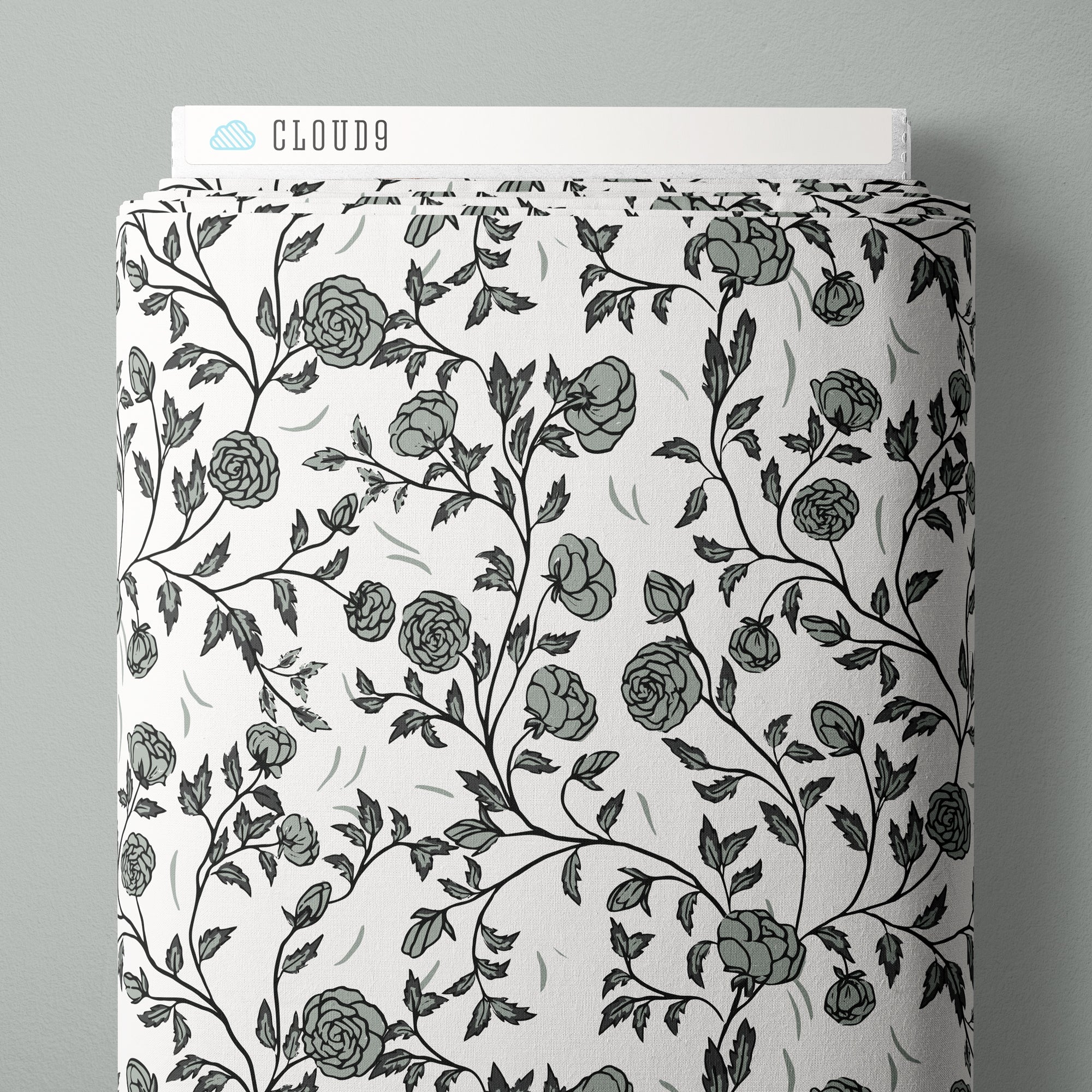 Rose Bramble - Ivory - Twilight Reverie - Lisee Ree Designs - Cloud 9 Fabrics - Poplin