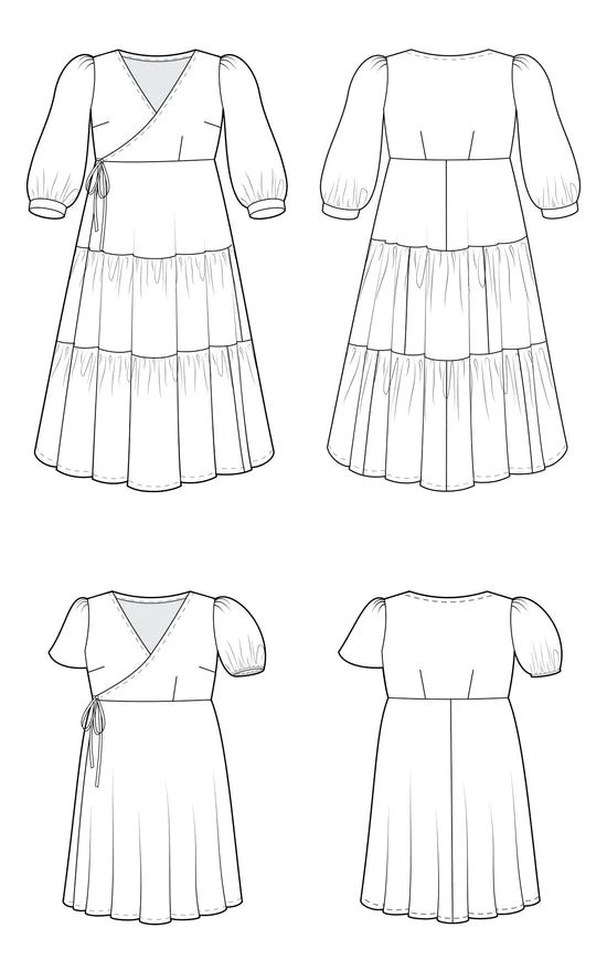 Roseclair Dress Paper Pattern - Cashmerette - Image 11