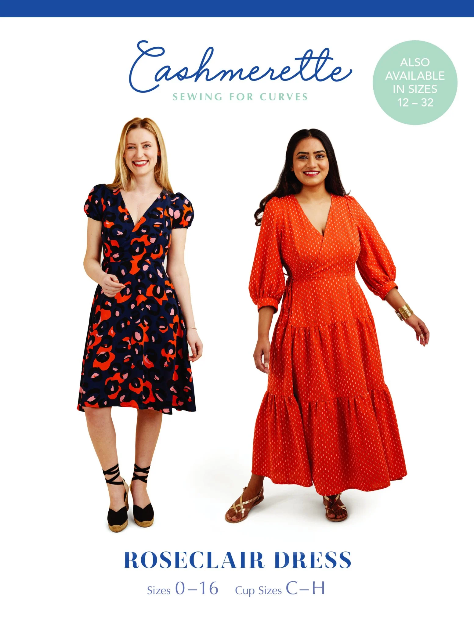 Roseclair Dress Paper Pattern - Cashmerette - Image 21