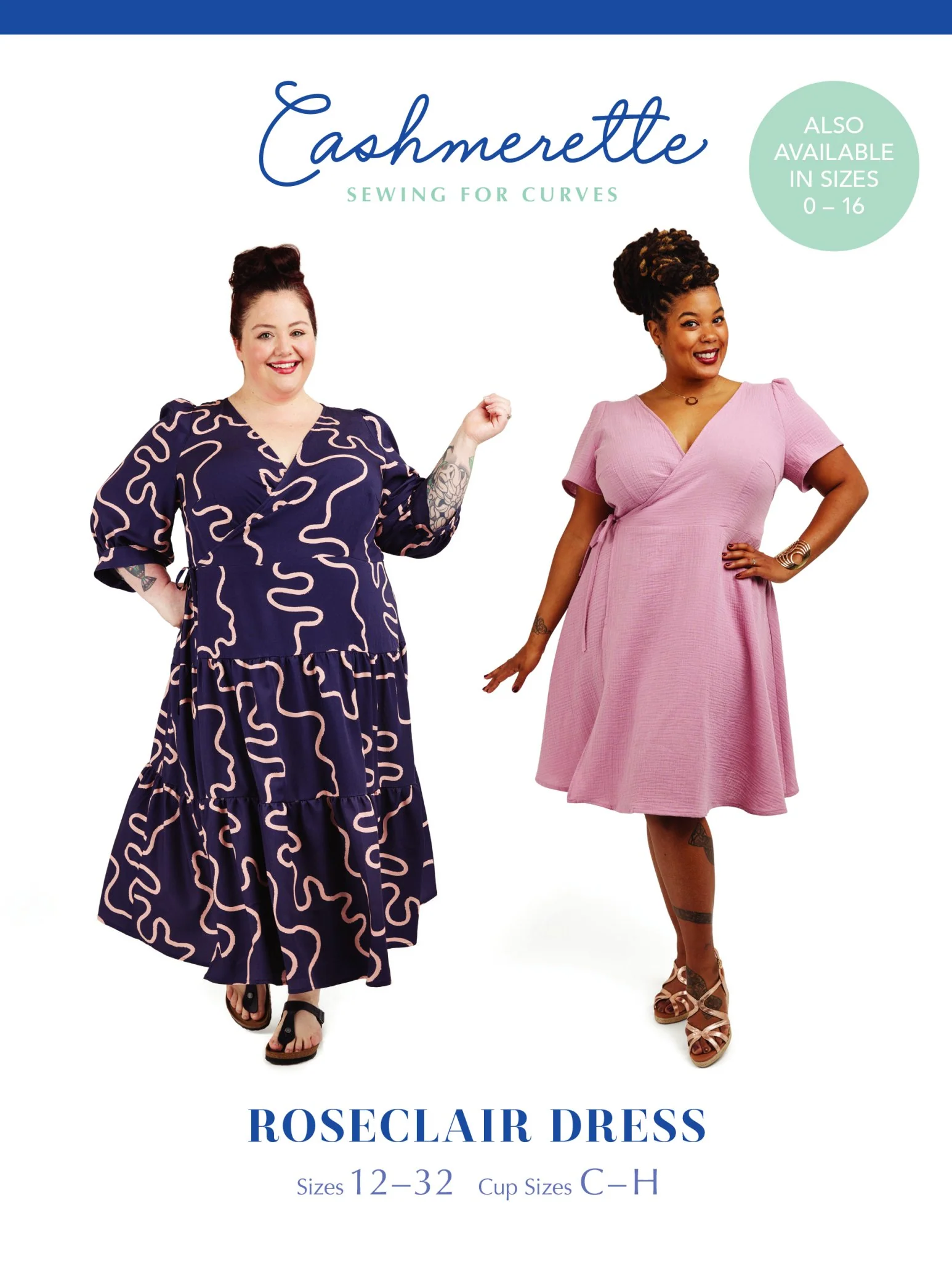 Roseclair Dress Paper Pattern - Cashmerette - Image 23