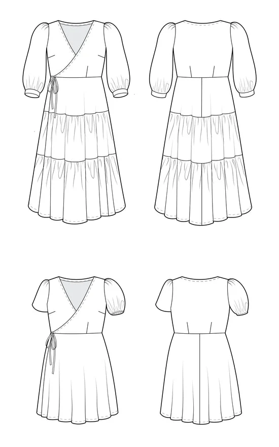 Roseclair Dress Paper Pattern - Cashmerette - Image 25