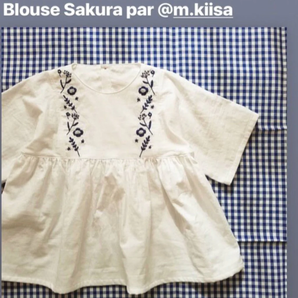 Sakura Kids Blouse/Dress Sewing Pattern - Girls 3/12 - Ikatee - Image 24