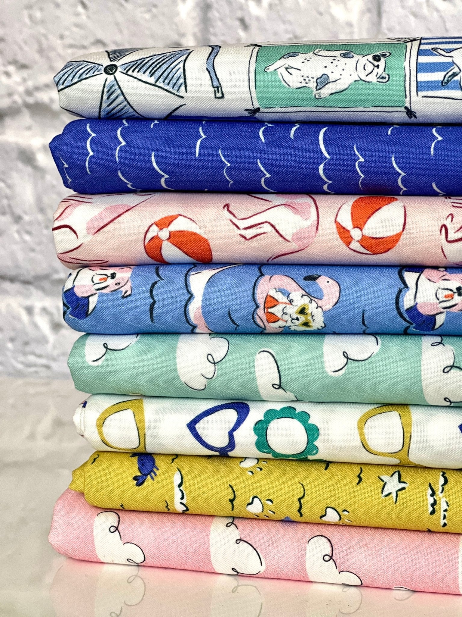 Sandy Paws - Dog Days Of Summer - Krissy Mast - Cloud 9 Fabrics - Poplin - Image 5
