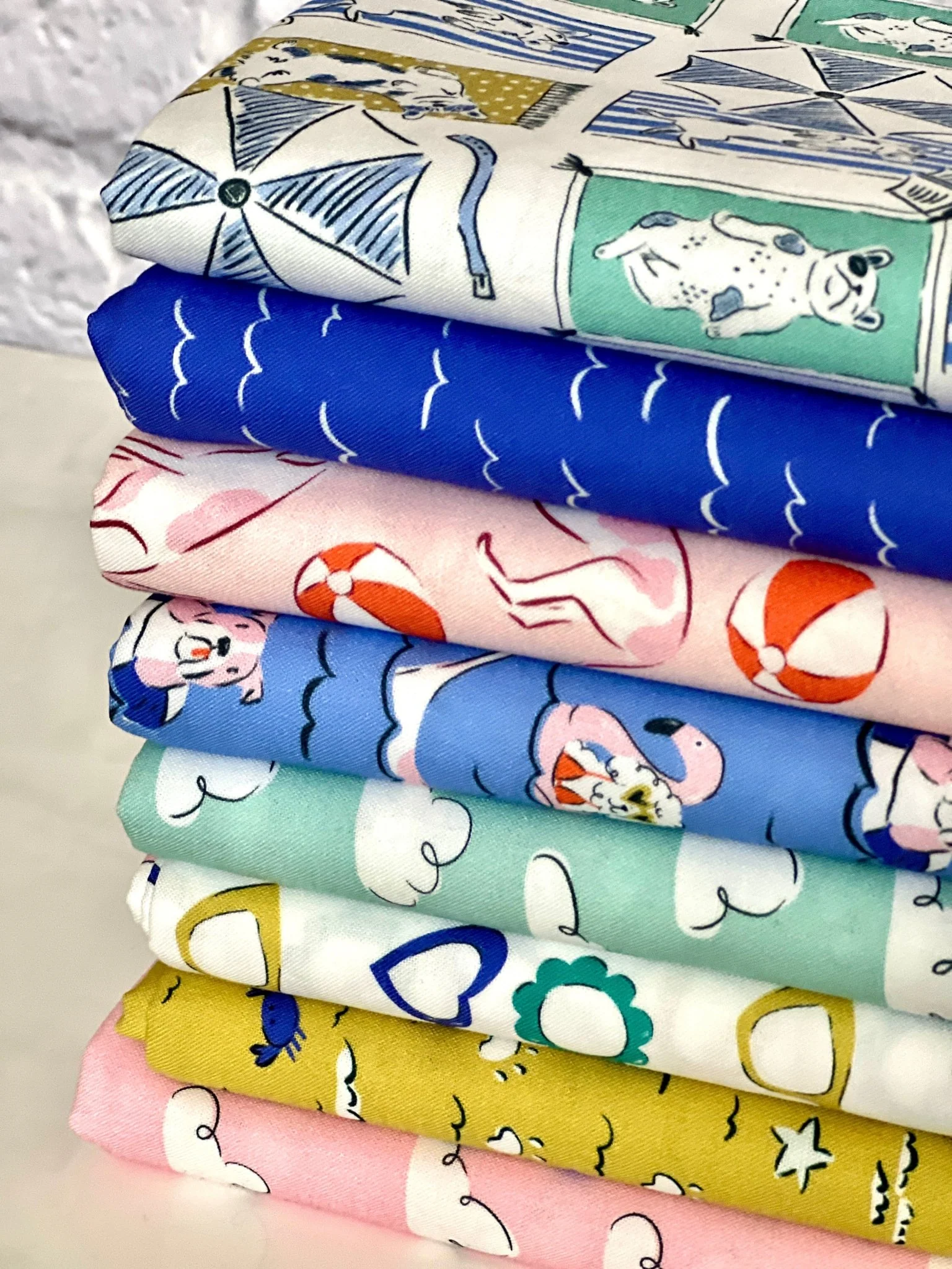 Sandy Paws - Dog Days Of Summer - Krissy Mast - Cloud 9 Fabrics - Poplin - Image 6