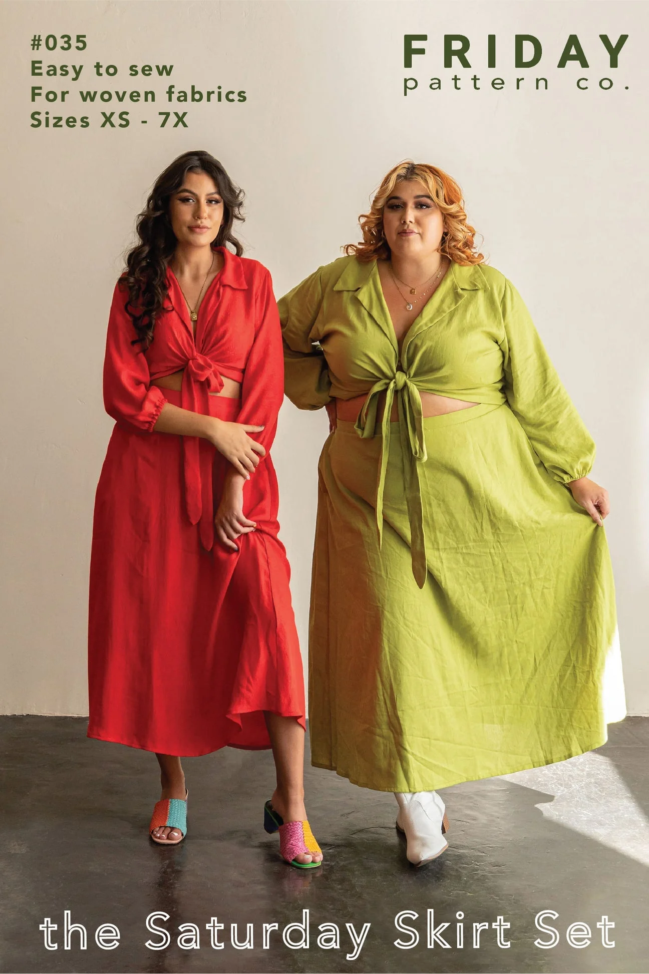 Saturday Skirt Set Pattern - Friday Pattern Company
