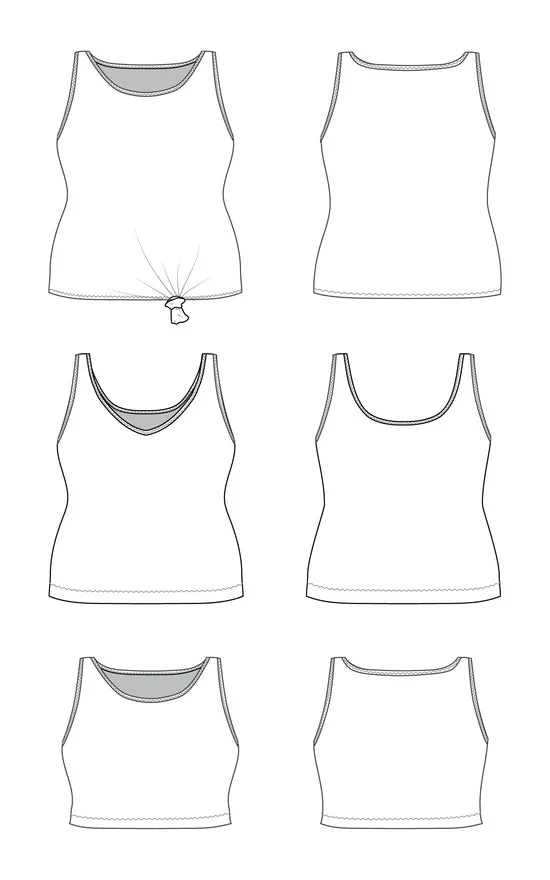 Saybroke Tank Paper Pattern - Cashmerette - Image 14