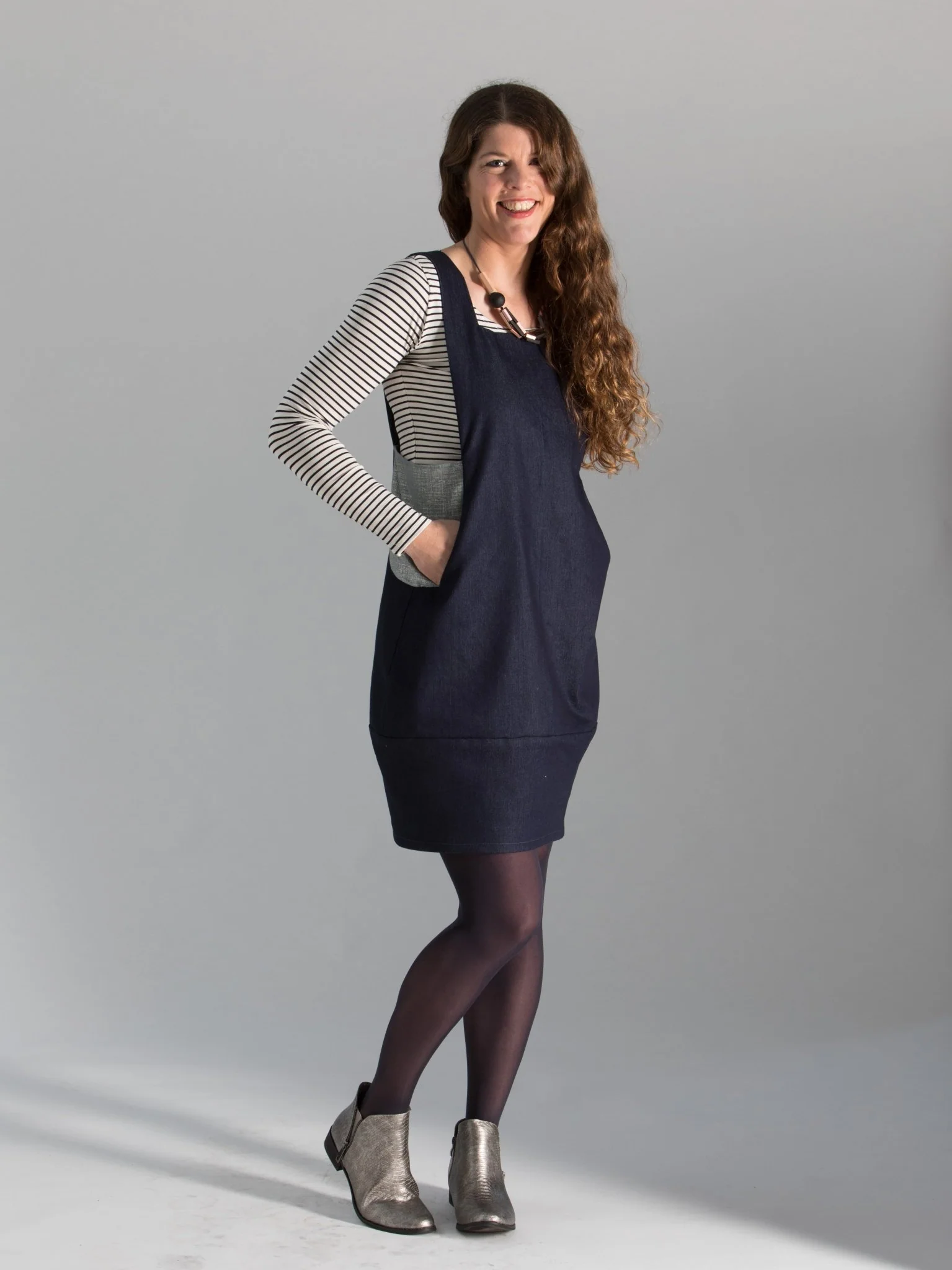 Scoop Pinafore - Paper Sewing Pattern - Sew Different - Image 2