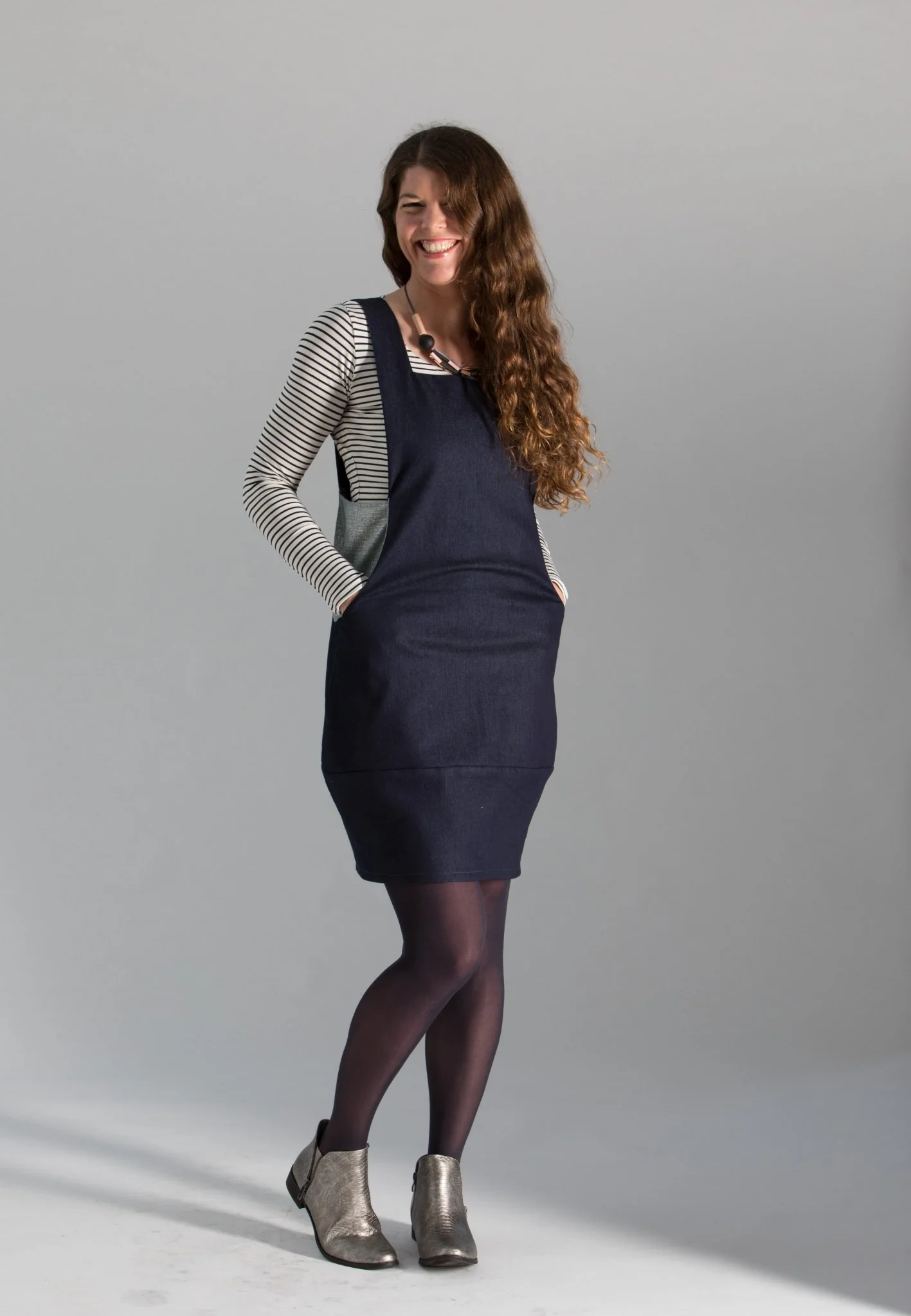 Scoop Pinafore - Paper Sewing Pattern - Sew Different - Image 3
