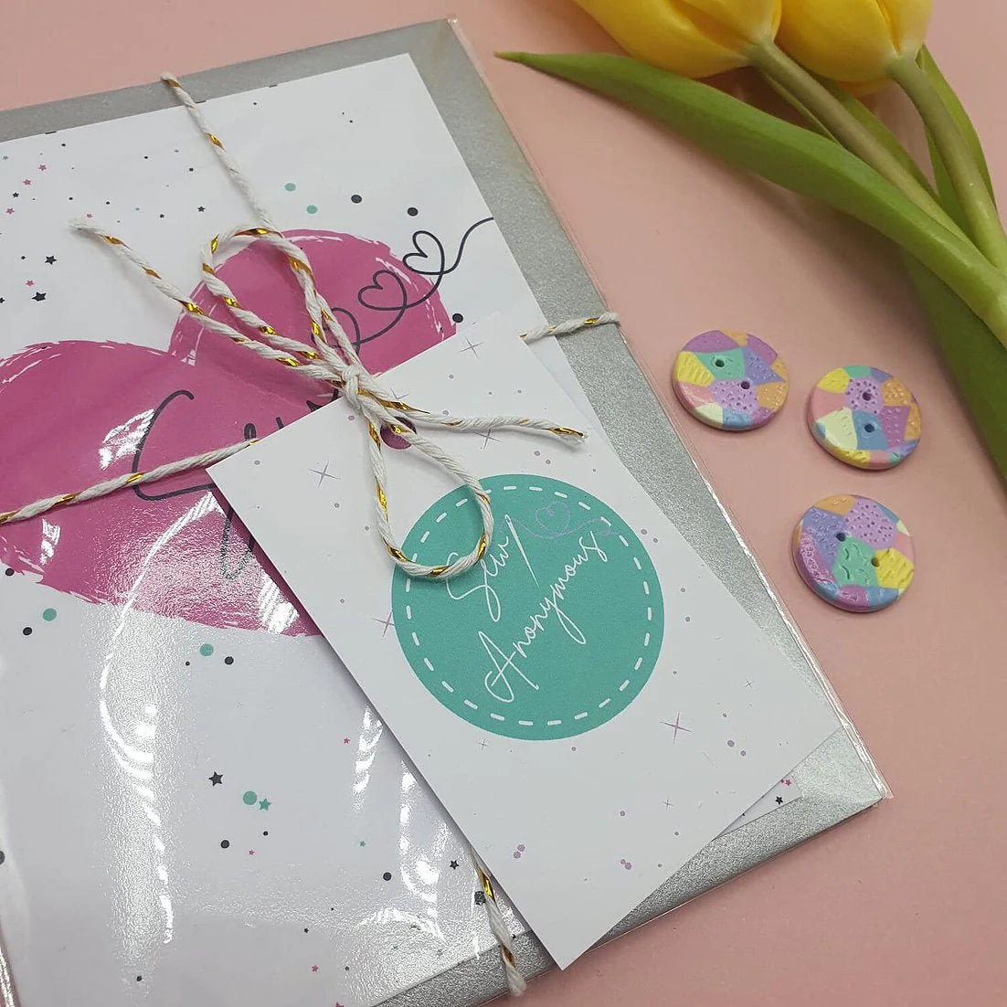 "SEW" Sewing Themed Greeting Card - Sew Anonymous - Image 4