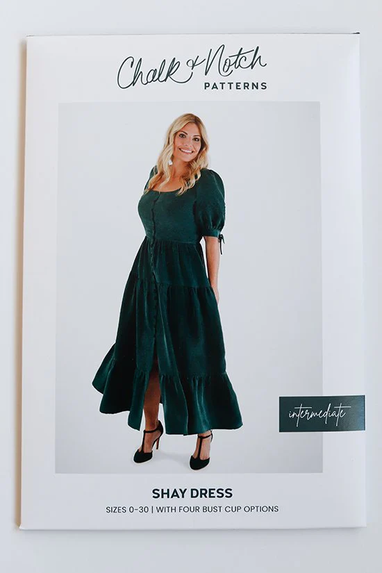 Shay Maxi Dress Pattern - Chalk + Notch - Image 2