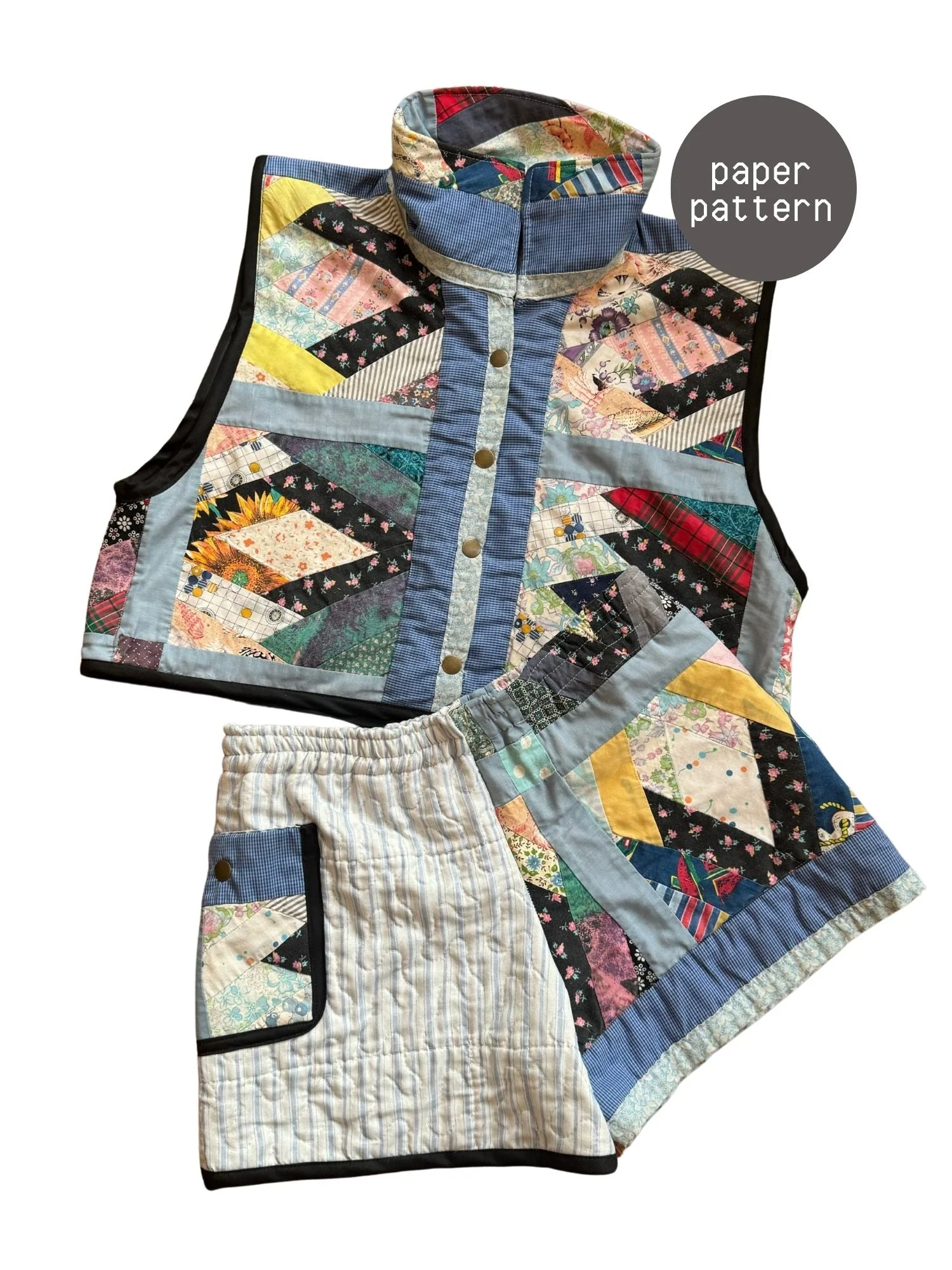 Shorts - Paper Pattern - Hot Girl Quilting - Image 3